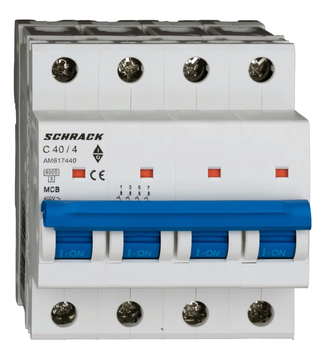 Автоматический выключатель C40А/4, 6кА