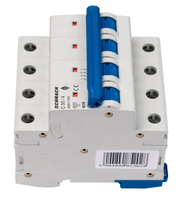 Автоматический выключатель C50А/4, 6кА