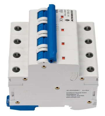 Автоматический выключатель C63А/4, 6кА