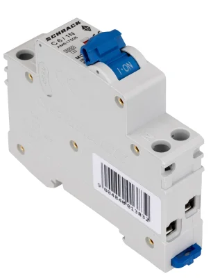 Автоматический выключатель C6А/1+N, 6кА, 1M