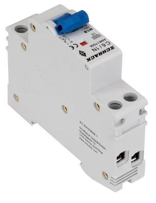 Автоматический выключатель C6А/1+N, 6кА, 1M