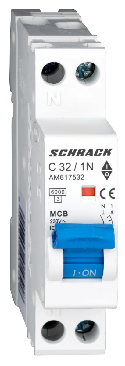 Автоматический выключатель C32А/1+N, 6кА, 1M