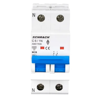 Автоматический выключатель C6А/1+N, 6кА