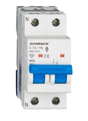 Автоматический выключатель C13А/1+N, 6кА