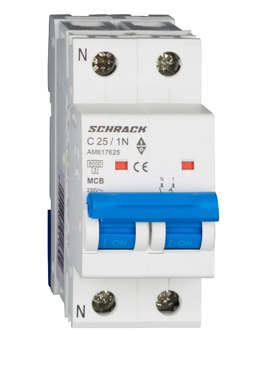 Автоматический выключатель C25А/1+N, 6кА