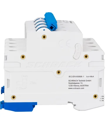 Автоматический выключатель C6А/3+N, 6кА