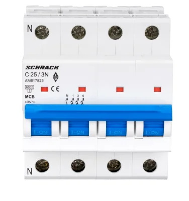 Автоматический выключатель C25А/3+N, 6кА