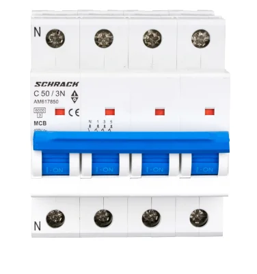 Автоматический выключатель C50А/3+N, 6кА