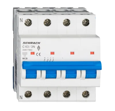 Автоматический выключатель C63А/3+N, 6кА