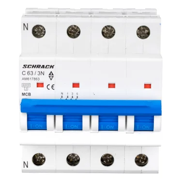 Автоматический выключатель C63А/3+N, 6кА