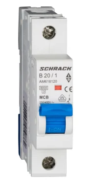 Автоматический выключатель B20А/1, 6кА