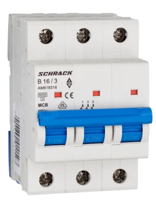 Автоматический выключатель B16А/3, 6кА