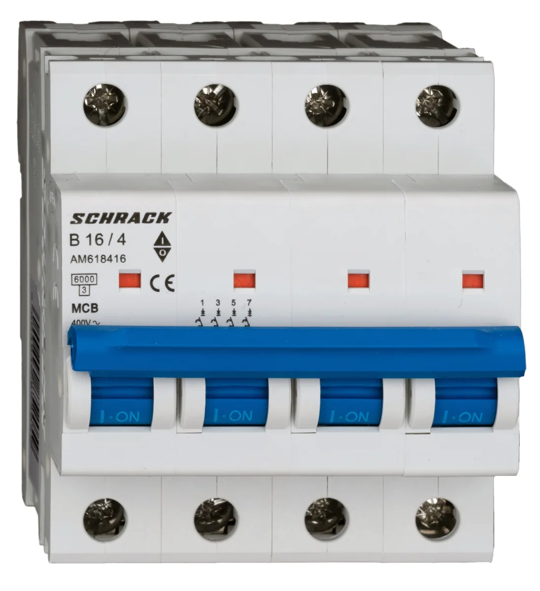 Автоматты ажыратқыш B16А/4, 6кА