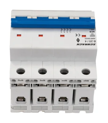 Төрт полюсті автоматты ажыратқыш B20А/4, 6кА