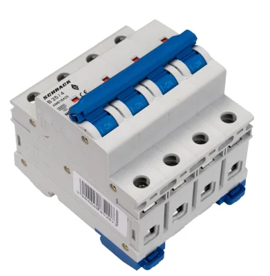 Төрт полюсті автоматты ажыратқыш B25А/4, 6кА