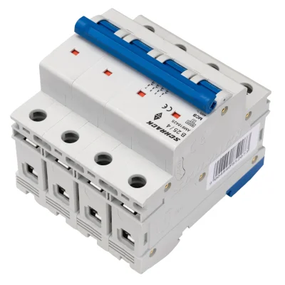 Төрт полюсті автоматты ажыратқыш B25А/4, 6кА