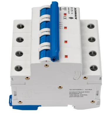 Төрт полюсті автоматты ажыратқыш B25А/4, 6кА