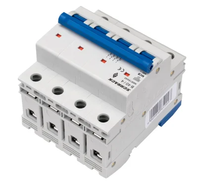 B40А/4 4-полюсті автоматты ажыратқыш, 6кА