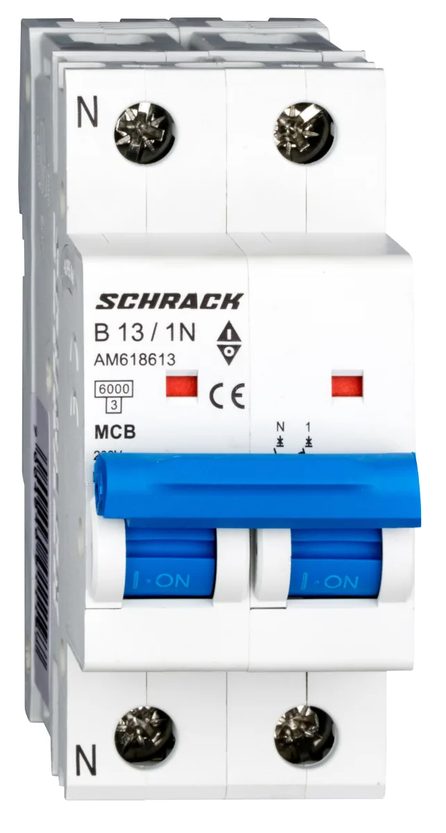 Автоматический выключатель B13А/1+N, 6кА
