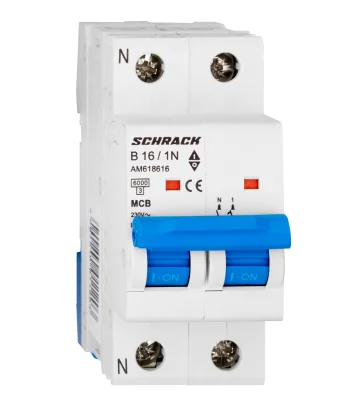 Автоматты ажыратқыш B16А/1+N, 6кА