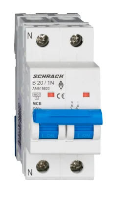 Автоматты ажыратқыш B20А/1+N, 6кА