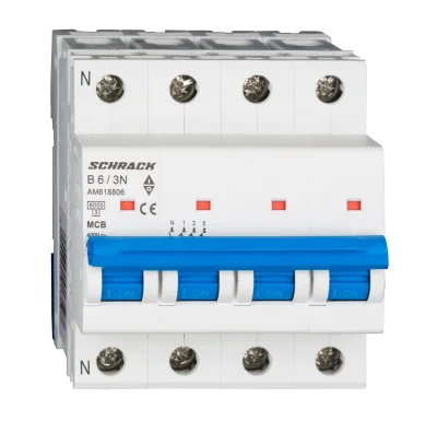 Автоматты ажыратқыш B6А/3+N, 6кА