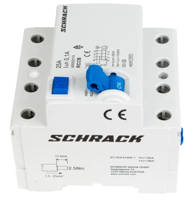 УЗО 25А/4, 10кА, 100мА, тип АС