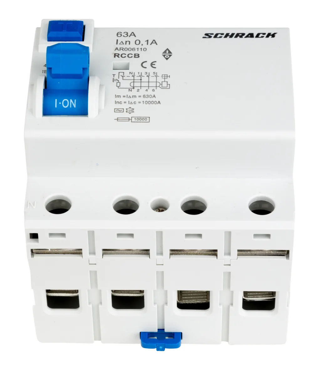 ӨЗҚ 63А/4, 10кА, 100мА, АС түрі