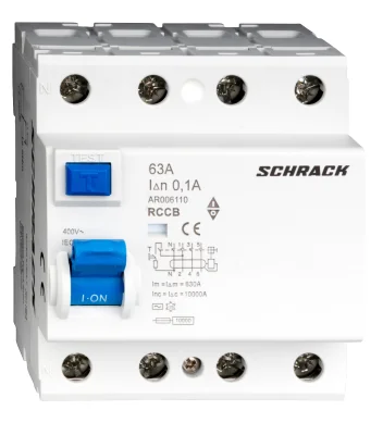 ӨЗҚ 63А/4, 10кА, 100мА, АС түрі