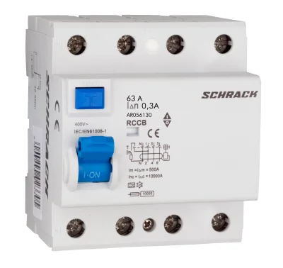 ҚҚҚ 63А/4, 10кА, 300мА, түрі А