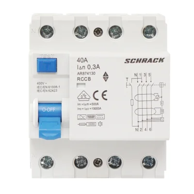 RCD 40A/4, 10kA, 300mA, Type B