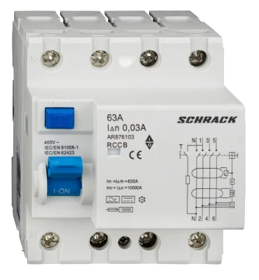 RCD 63A/4, 10kA, 30mA, Type B