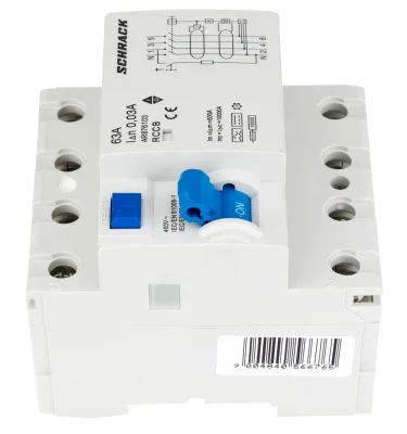 RCD 63A/4, 10kA, 30mA, Type B