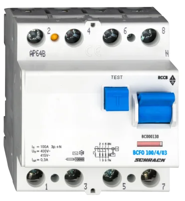 ӘТҚ (ВДТ) 100А/4, 10кА, 300мА, АС түрі, B сериясы