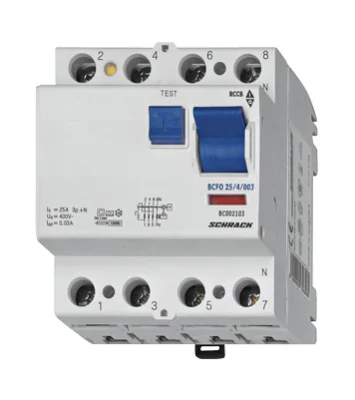 ӘҚҚ (ОДҚ) 40А/4, 10kA, 300mA, AC түрі, BC серіесі