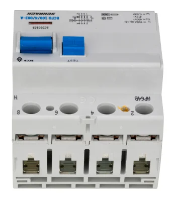 УЗО (ВДТ) 100А/4, 10кА, 30мА, түрі A, BC сериясы