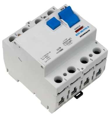 Дифференциалды ток құрылғысы (ДТҚ) 100А/4, 10кА, 100мА, А түрі, BC сериясы