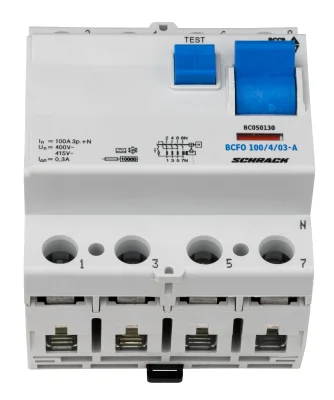 УЗО (ВДТ) 100А/4, 10кА, 300мА, тип А, серия B