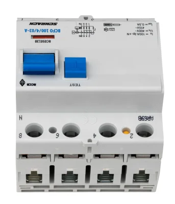 УЗО (ВДТ) 100А/4, 10кА, 300мА, тип А, серия B