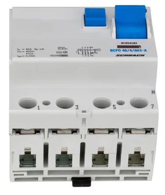 ҰЗҚ (ВДТ) 40A/4, 10кА, 30мА, А түрі, BC сериясы