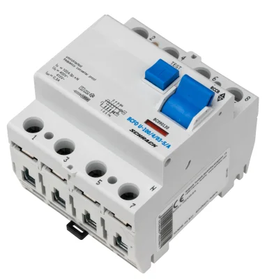 УЗО (ВДТ) 100А/4, 10кА, 300мА, тип S, A, FU, серия B