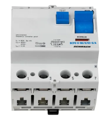 УЗО (ВДТ) 80А/4, 10кА, 300мА, тип А, S, FU, серия B