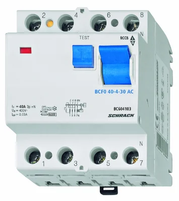 УЗО (ВДТ) 40А/4, 6кА, 30мА, тип АС, серия B