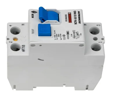 УЗО, 63А/2, 6кА, 30мА, тип АС