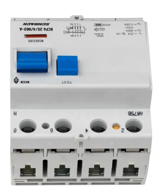 УЗО (ВДТ) 25A/4, 6кА, 30мА, тип A, серия B