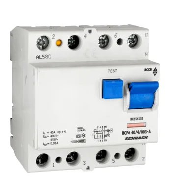УЗО (ВДТ) 40A/4, 6кА, 30мА, тип A, серия B