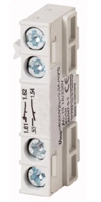 Auxiliary Contact, Front-mounted 1NO+1NC BE5/BE6