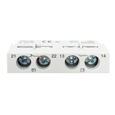Additional Contact Module, Front Mounting for BE2, 1NO+1NC