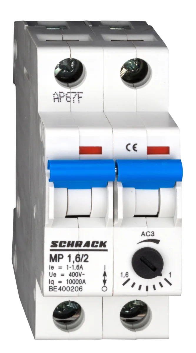Motor Protection Switch 1.0-1.6A/2 BE4