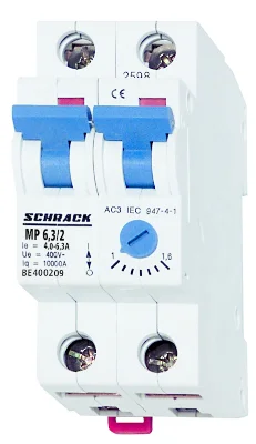 Motor Protection Circuit Breaker 4.0-6.3A/2 BE4